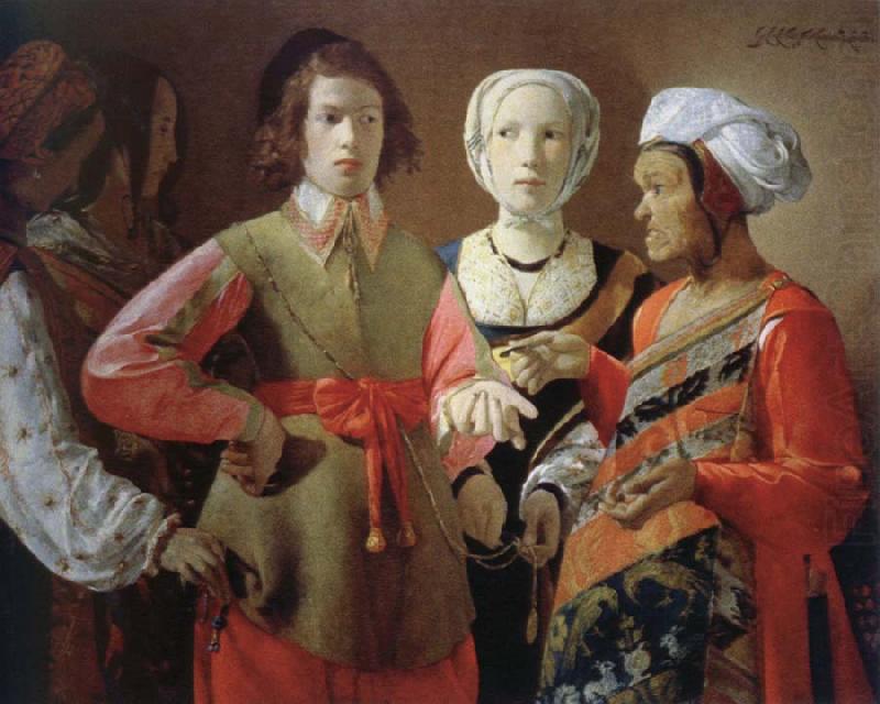 the fortune teller, Georges de La Tour